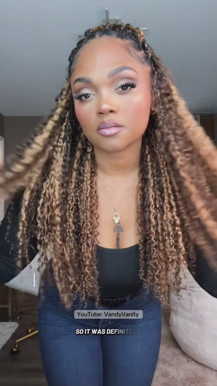 Colored Miracle Knots | Lashey No Knot Highlight Feather Crochet Human Hair Extension