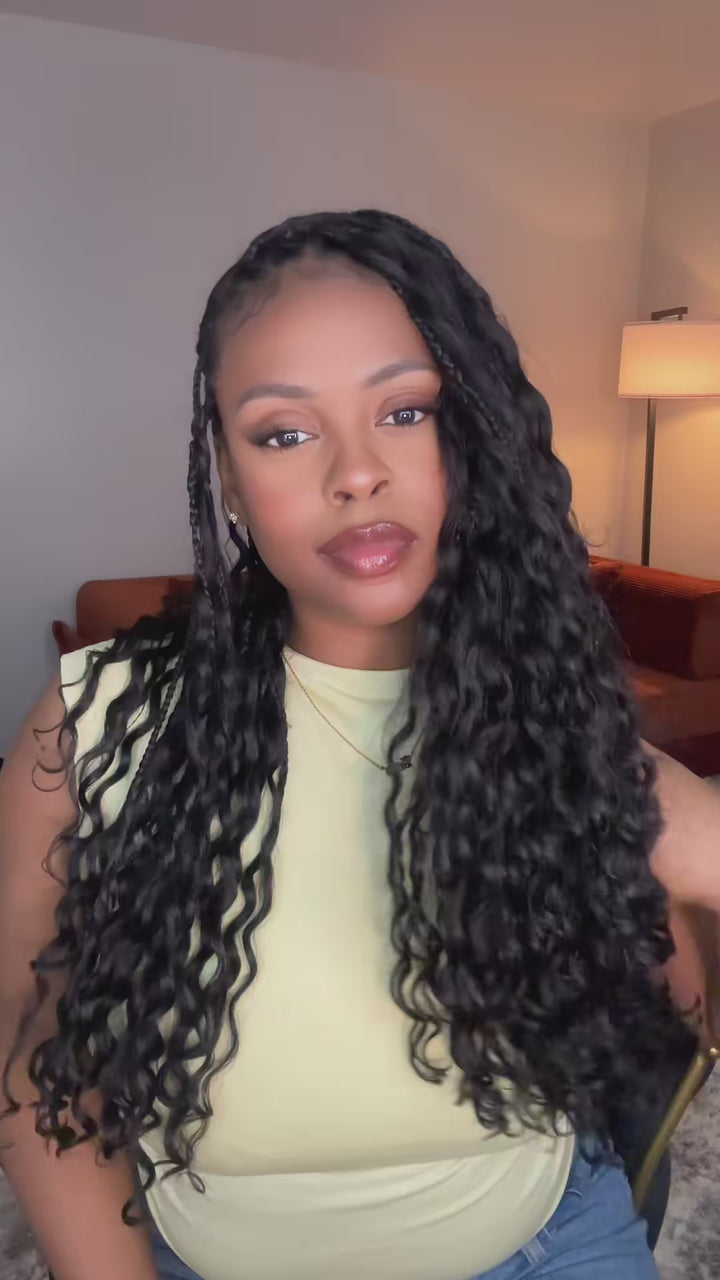 Upgraded | Lashey No Knot Miracle Knots Feather Crochet Human Hair Extension