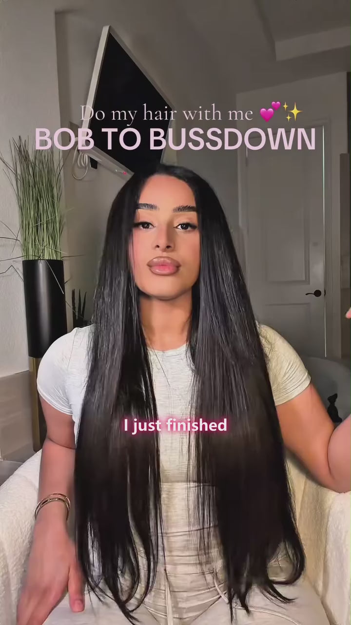 Lashey Body Wave / Yaki Straight / Kinky Curly / Kinky Straight / Straight Ultra Invisible Edge Clip in Hair Extensions