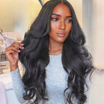 Lashey Genius Seamless Clip in Hair Extensions Yaki Straight Real Human Hair